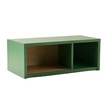 Shore Crossing Shoe Storage Bench - Green
