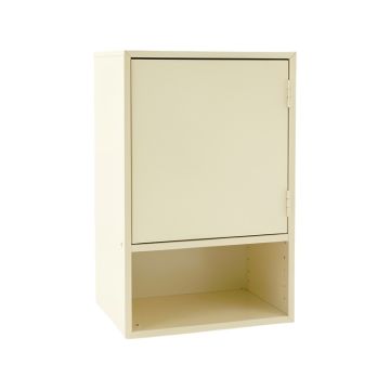 River Bluff Wall-Mounted Laundry Cabinet - Cream
