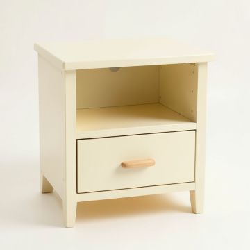 Pine Crest Nightstand - Cream (synthetic illustration; no displayed measurements)