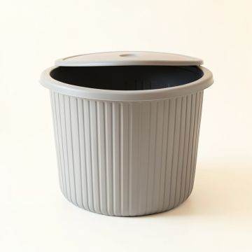 Harbor Brook Laundry Hamper - Gray (synthetic illustration; no displayed measurements)