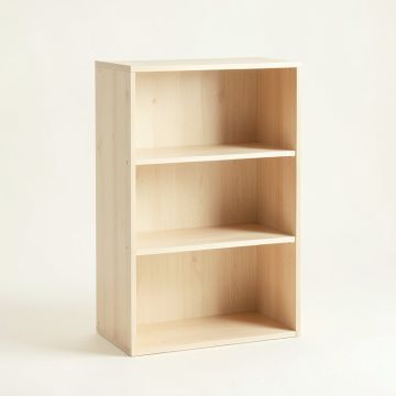Harbor Canyon Freestanding Bookcase - Ivory (synthetic illustration; no displayed measurements)