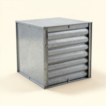 64 '' X 35 '' Galvanized Steel Log Store (synthetic illustration; no displayed measurements)