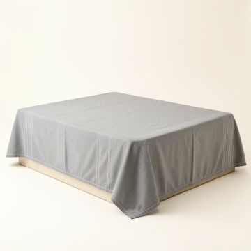 Clay Falls Flat Bed Sheet - Gray (synthetic illustration; no displayed measurements)