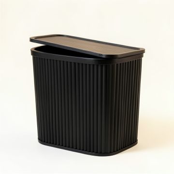 Linden Bridge Laundry Hamper - Black (synthetic illustration; no displayed measurements)
