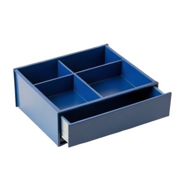 Harbor Bluff Empty Coffee-Station Organizer - Blue
