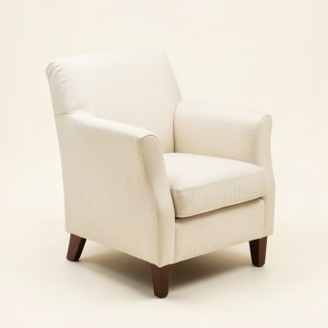 Mcgoldrick Upholstered Parsons Chair In Ivory (synthetic illustration; no displayed measurements)