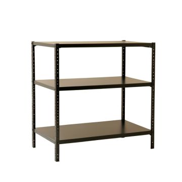 Fern Bend Empty Seed-Starting Shelving Unit Without Lights - Black
