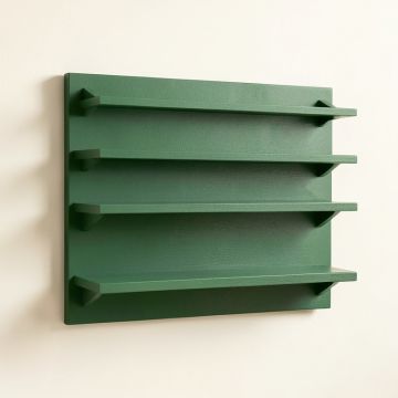 Reed Edge Empty Wall-Mounted Tool Organizer Panel - Green (synthetic illustration; no displayed measurements)
