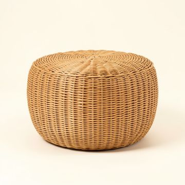 Hallatrow Round Hand Woven Pouf (synthetic illustration; no displayed measurements)