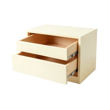 Holly Bend Small-Parts Storage Drawer Cabinet - Cream
