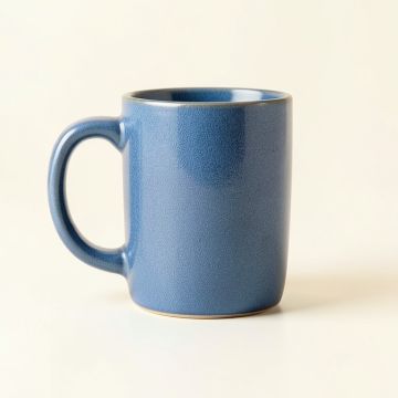 Pine Crest Ceramic Mug - Blue (synthetic illustration; no displayed measurements)
