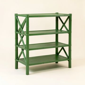 Shore Bluff Empty Seed-Starting Shelving Unit Without Lights - Green (synthetic illustration; no displayed measurements)