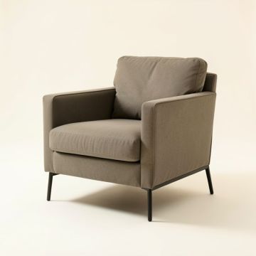 29 '' Wide Polyester Armchair (synthetic illustration; no displayed measurements)