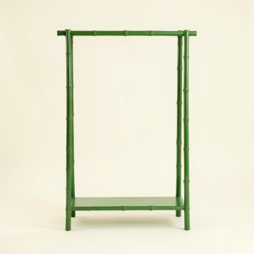 Bay Bend Empty Garment Rack - Green (synthetic illustration; no displayed measurements)