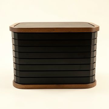 Shore Crest Laundry Hamper - Black (synthetic illustration; no displayed measurements)