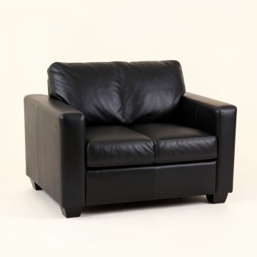 Maynard 80.7 '' Faux Leather Square Arm Sofa (synthetic illustration; no displayed measurements)