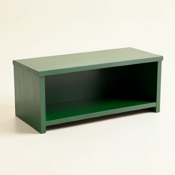 Heath Edge Shoe Storage Bench - Green (synthetic illustration; no displayed measurements)