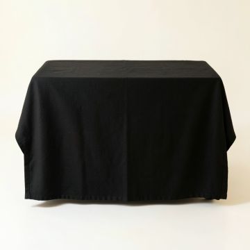 Oak Bridge Flat Bed Sheet - Black (synthetic illustration; no displayed measurements)