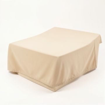 Stone Arc Flat Bed Sheet - Beige (synthetic illustration; no displayed measurements)
