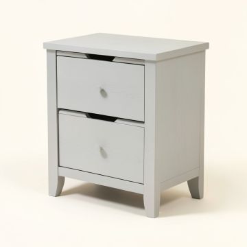 Mcspadden 2 - Drawer Nightstand In Light Gray (synthetic illustration; no displayed measurements)