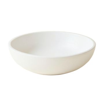 Stone Arc Dining Bowl - White