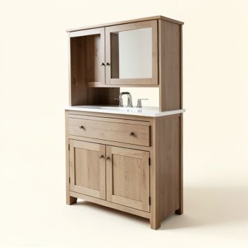 Summitville 37 '' Single Sink Bathroom Vanity (synthetic illustration; no displayed measurements)