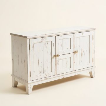64 '' Wide Rubberwood Sideboard (synthetic illustration; no displayed measurements)