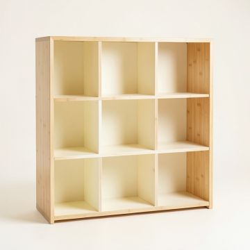 Lake Crossing Freestanding Bookcase - Cream (synthetic illustration; no displayed measurements)