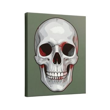 `` Mexican Skull-Grey '' By Nicklas Gustafsson Graphic Art On Canvas