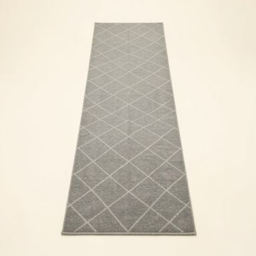 Lake Arc Narrow Runner Rug - Gray (synthetic illustration; no displayed measurements)