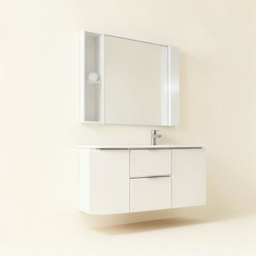 Carol-Ann 48 '' Wall-Mounted Single Bathroom Vanity Set (synthetic illustration; no displayed measurements)
