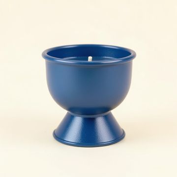 Olive Bend Empty Candle Holder - Blue (synthetic illustration; no displayed measurements)
