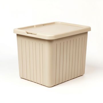 Cedar Brook Closed Outdoor Storage Box - Beige (synthetic illustration; no displayed measurements)