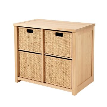 Ike Double Cabinet Laundry Hamper