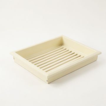 Alder Bluff Empty Under-Desk Cable Tray - Cream (synthetic illustration; no displayed measurements)