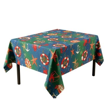 Ships Wheel Tablecloth