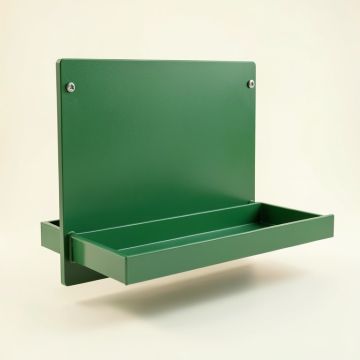 Maple Canyon Empty Wall-Mounted Tool Organizer Panel - Green (synthetic illustration; no displayed measurements)