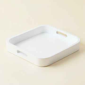 Aspen Crest Serving Tray - White (synthetic illustration; no displayed measurements)
