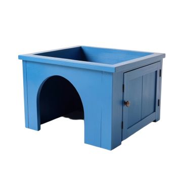 Ash Edge Empty Furniture-Style Litter Enclosure - Blue