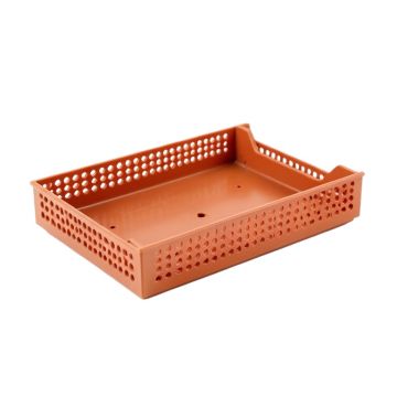 Cliff Edge Empty Under-Desk Cable Tray - Terracotta