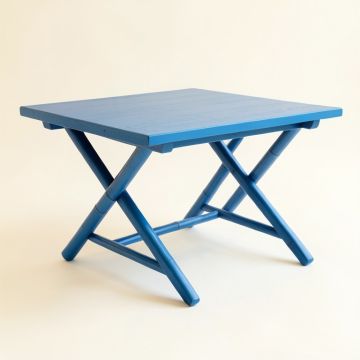 Rowan Crossing Patio Table - Blue (synthetic illustration; no displayed measurements)