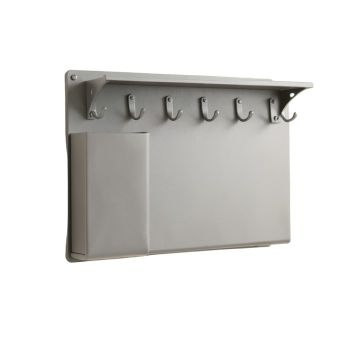 Briar Dale Wall-Mounted Entryway Organizer Shelf - Gray