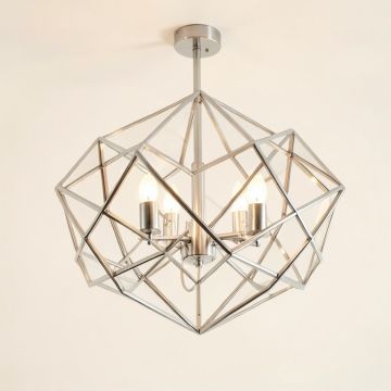 Downes Unique/Statement Geometric Chandelier - Cove Collection (synthetic illustration; no displayed measurements)