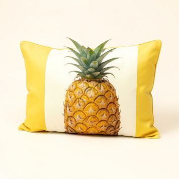 Nala Indoor/Outdoor Pineapple Lumbar Pillow (synthetic illustration; no displayed measurements)