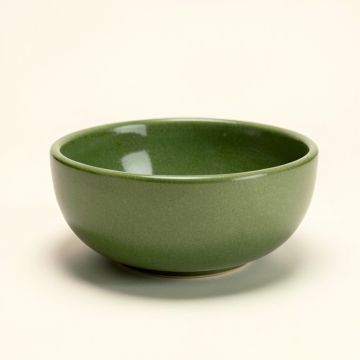 Kuru Ceramic Decorative Bowl In Moss Green (synthetic illustration; no displayed measurements)