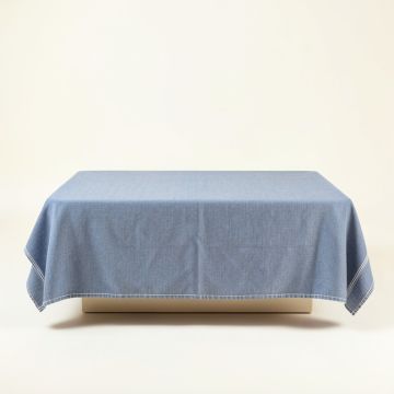 Oak Canyon Flat Bed Sheet - Blue (synthetic illustration; no displayed measurements)