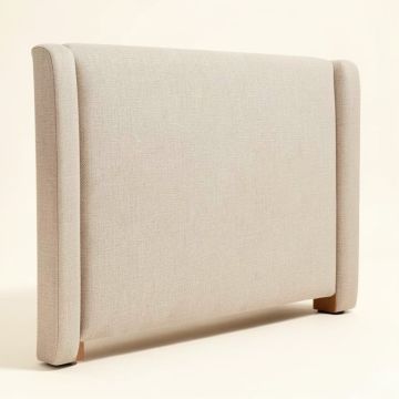 Silas Upholstered Wingback Headboard (synthetic illustration; no displayed measurements)