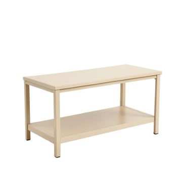 Cliff Crest Narrow Outdoor Storage Bench - Beige