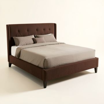 Dunia California King Upholstered Platform Bed (synthetic illustration; no displayed measurements)