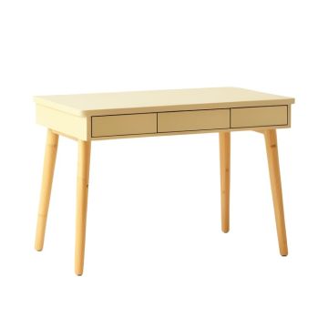Flint Crest Writing Desk - Beige